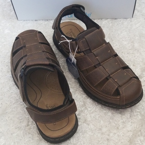 croft & barrow Shoes Nwt Mens Sandals Covered Toe For Protection